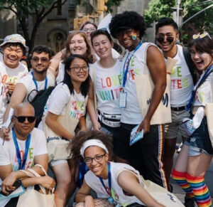 StoneWalls 50th Anniversary Pride March in NYC; Shannon Li representing Michigan as Membership Organizer for GLAAD