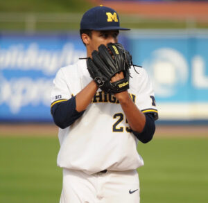 Isaiah Paige, senior baseball player at U-M