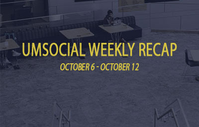 UMsocial weekly recap graphic